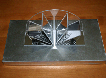 metal and glass