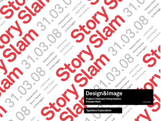 type study poster