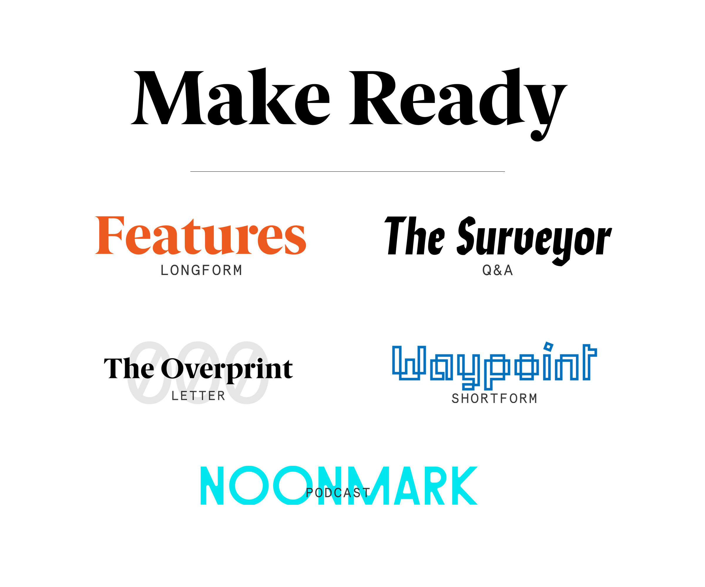 Make Ready Magazine, 2015