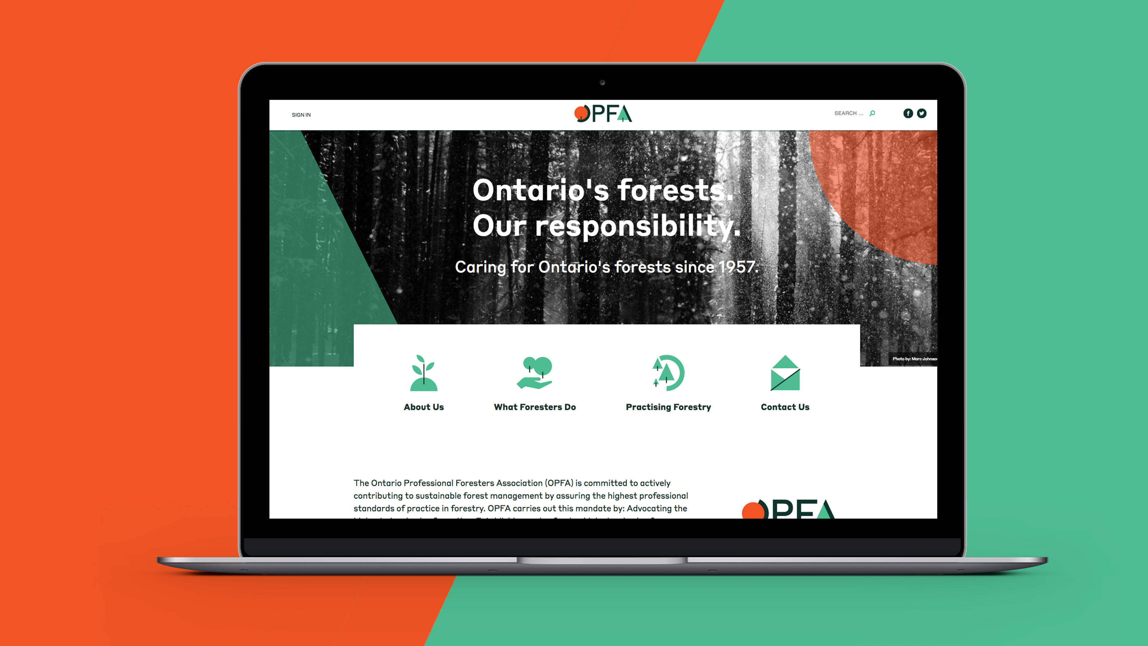 OPFA, Ontario Professional Foresters Association, 2018