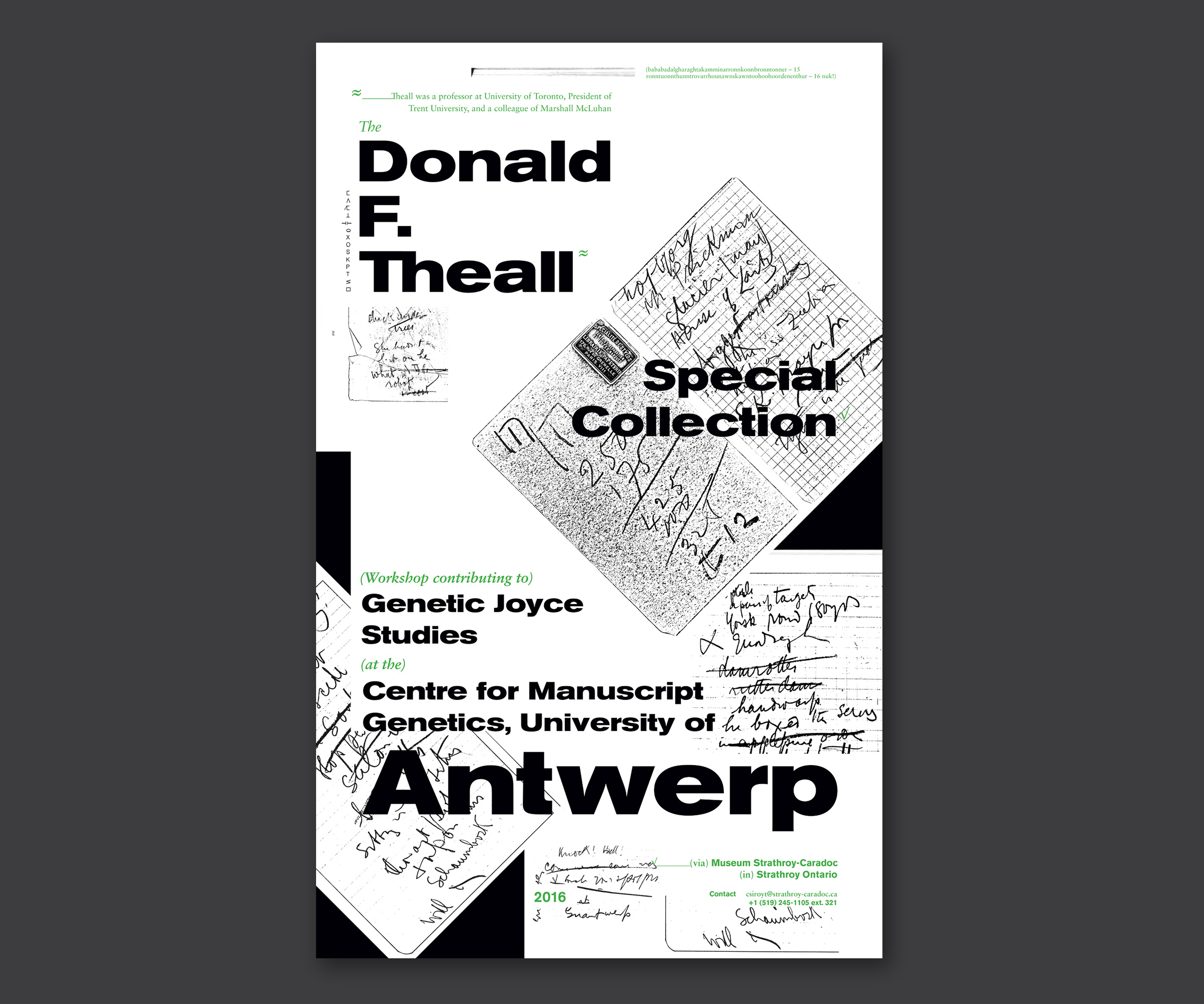 Strathroy Museum, Poster Series, Donald F. Theall Collection, 2014