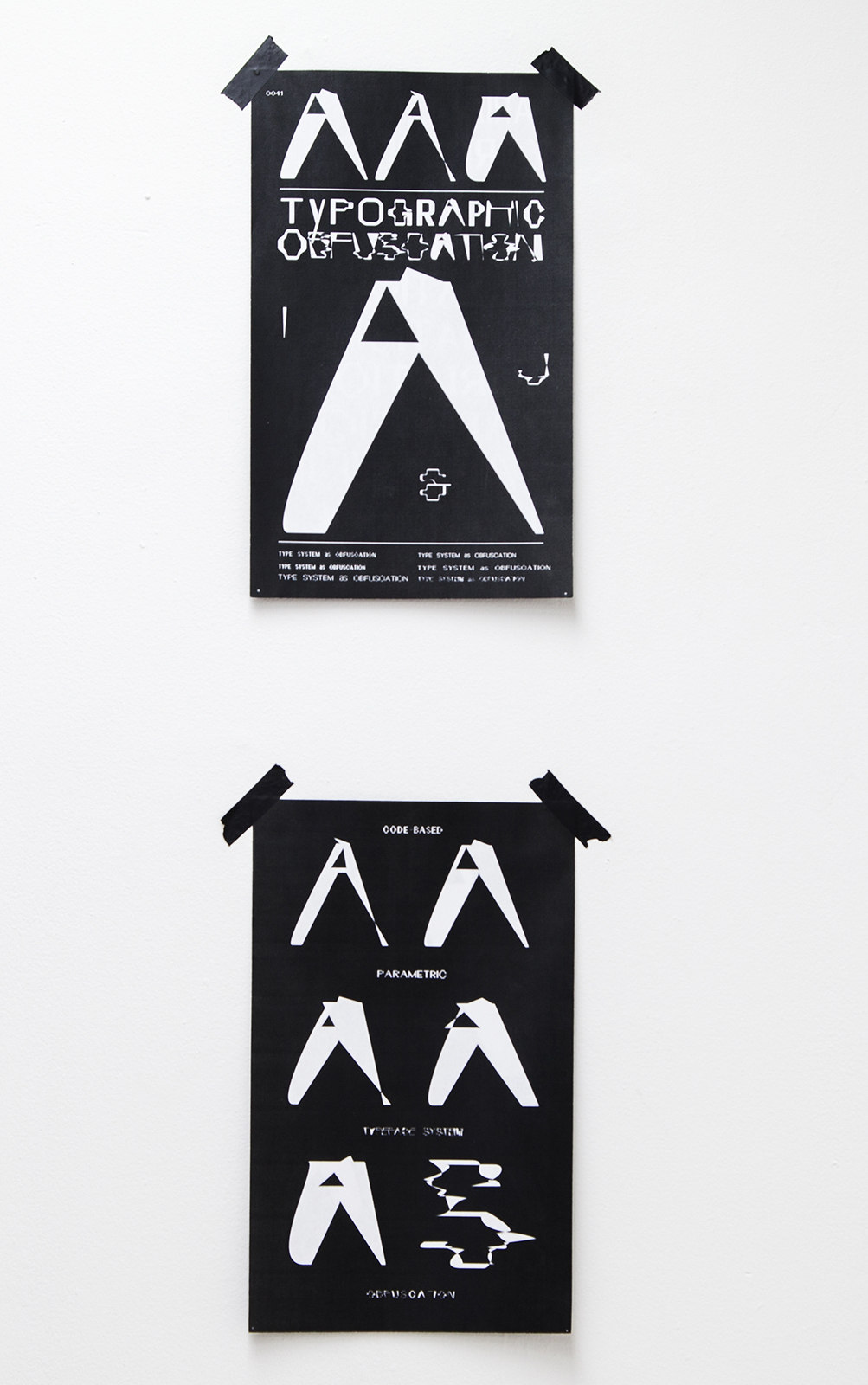Chris Lange Thesis, Typographic Obfuscation, 2013-2014