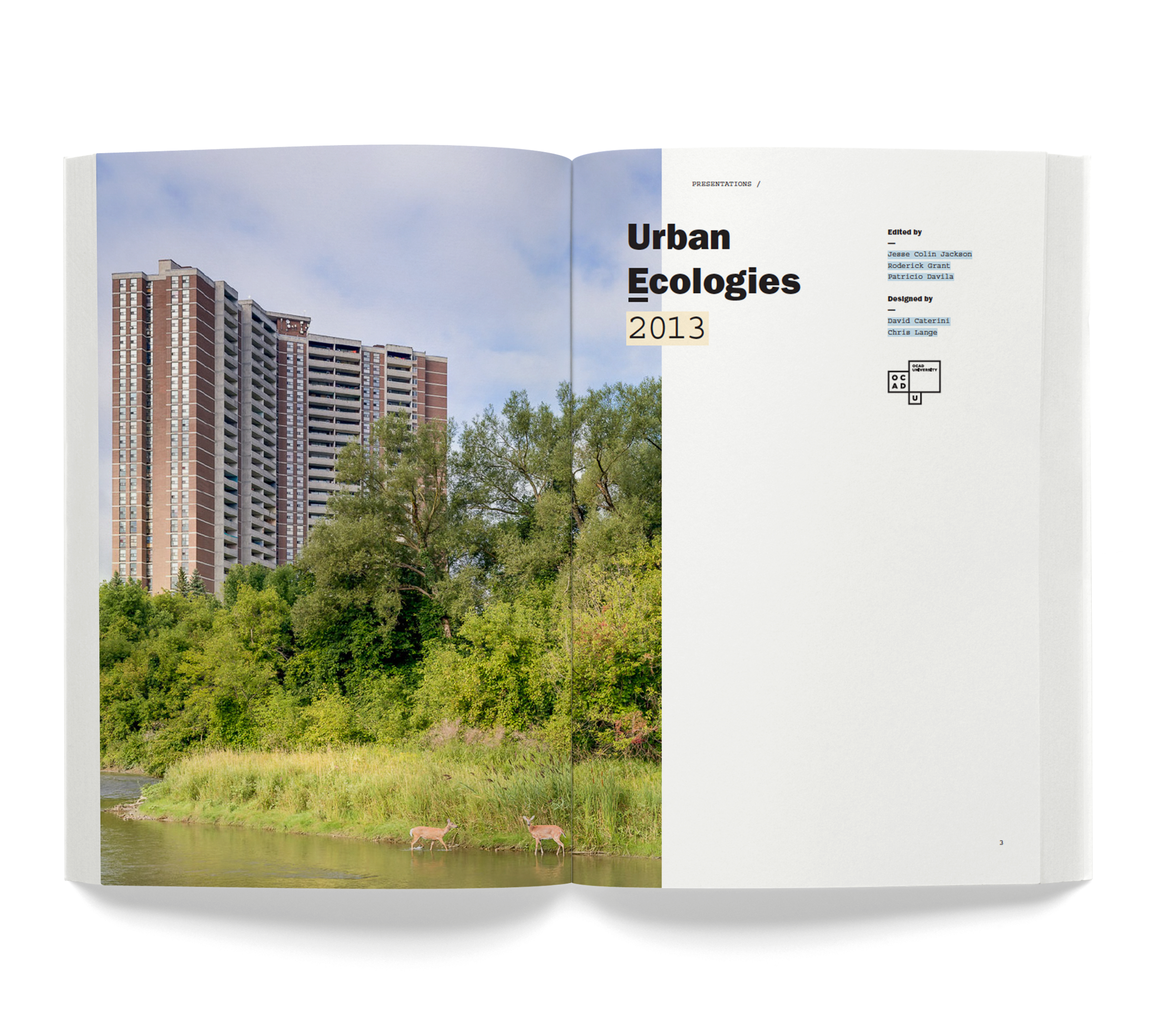 2013 Urban Ecologies Book, 2014-2015