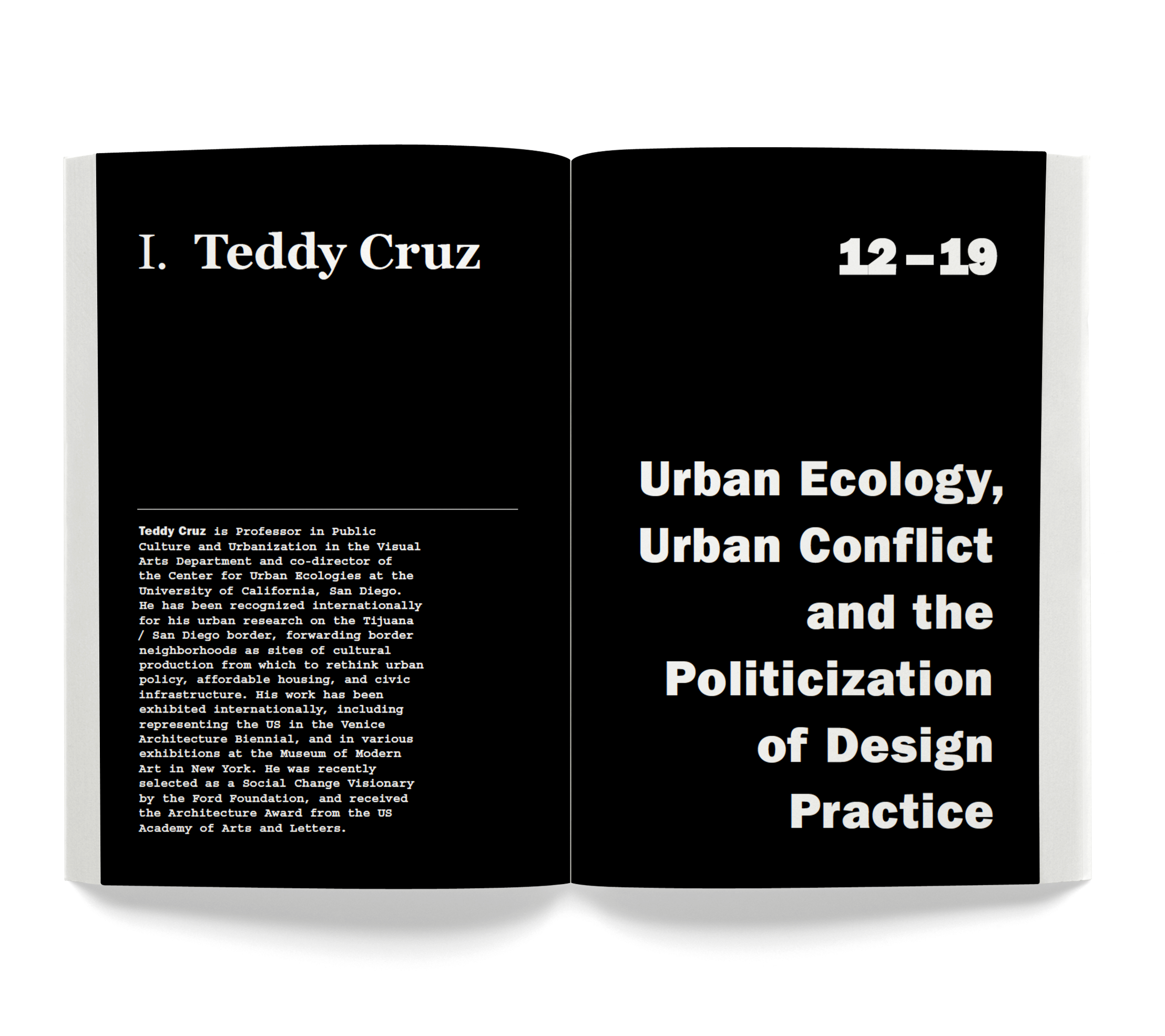 2013 Urban Ecologies Book, 2014-2015