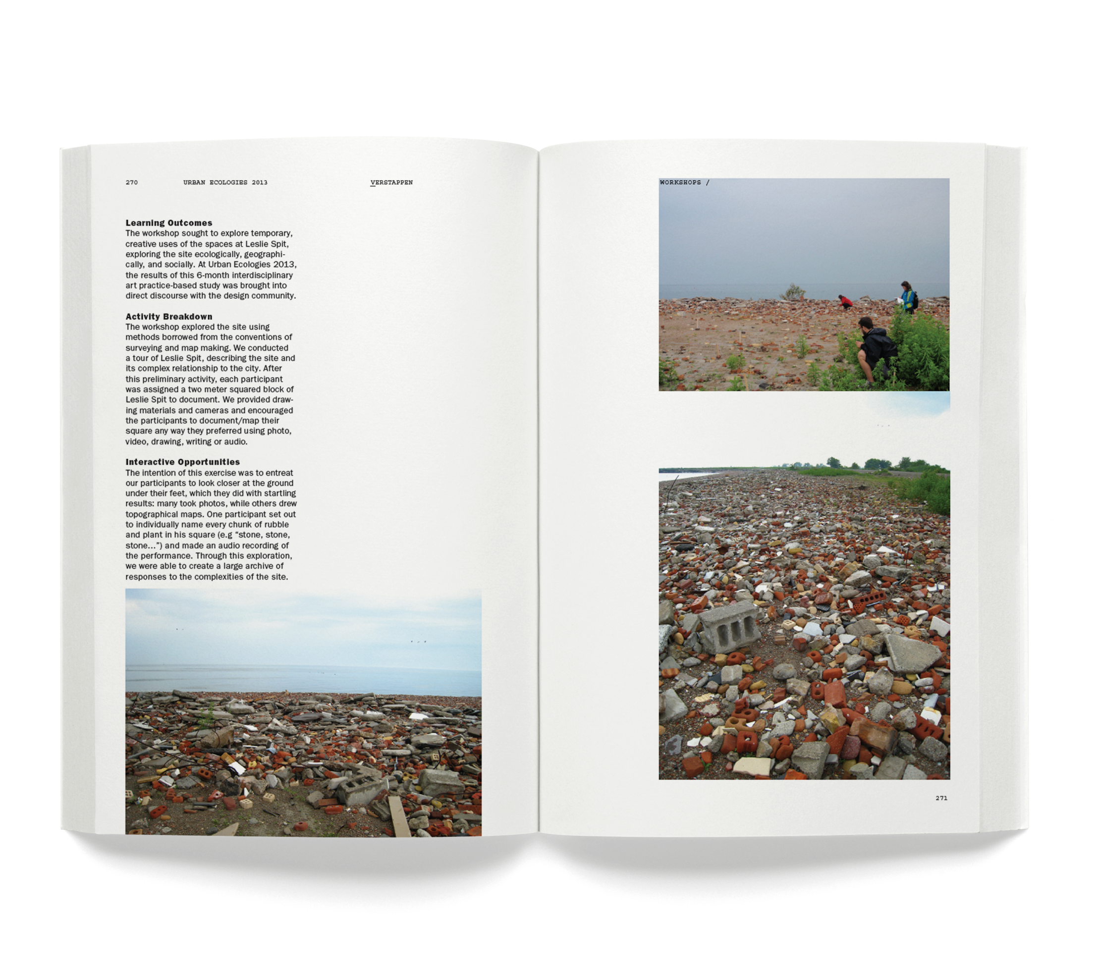 2013 Urban Ecologies Book, 2014-2015