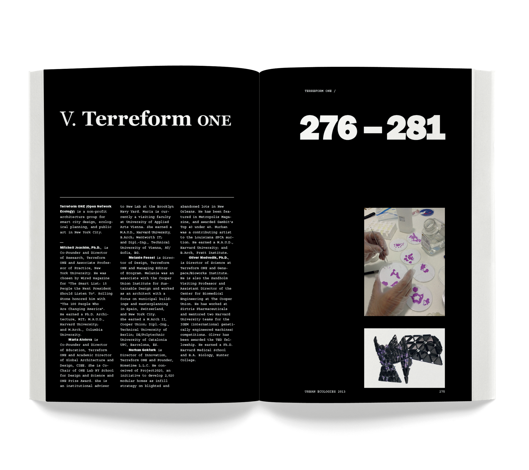 2013 Urban Ecologies Book, 2014-2015