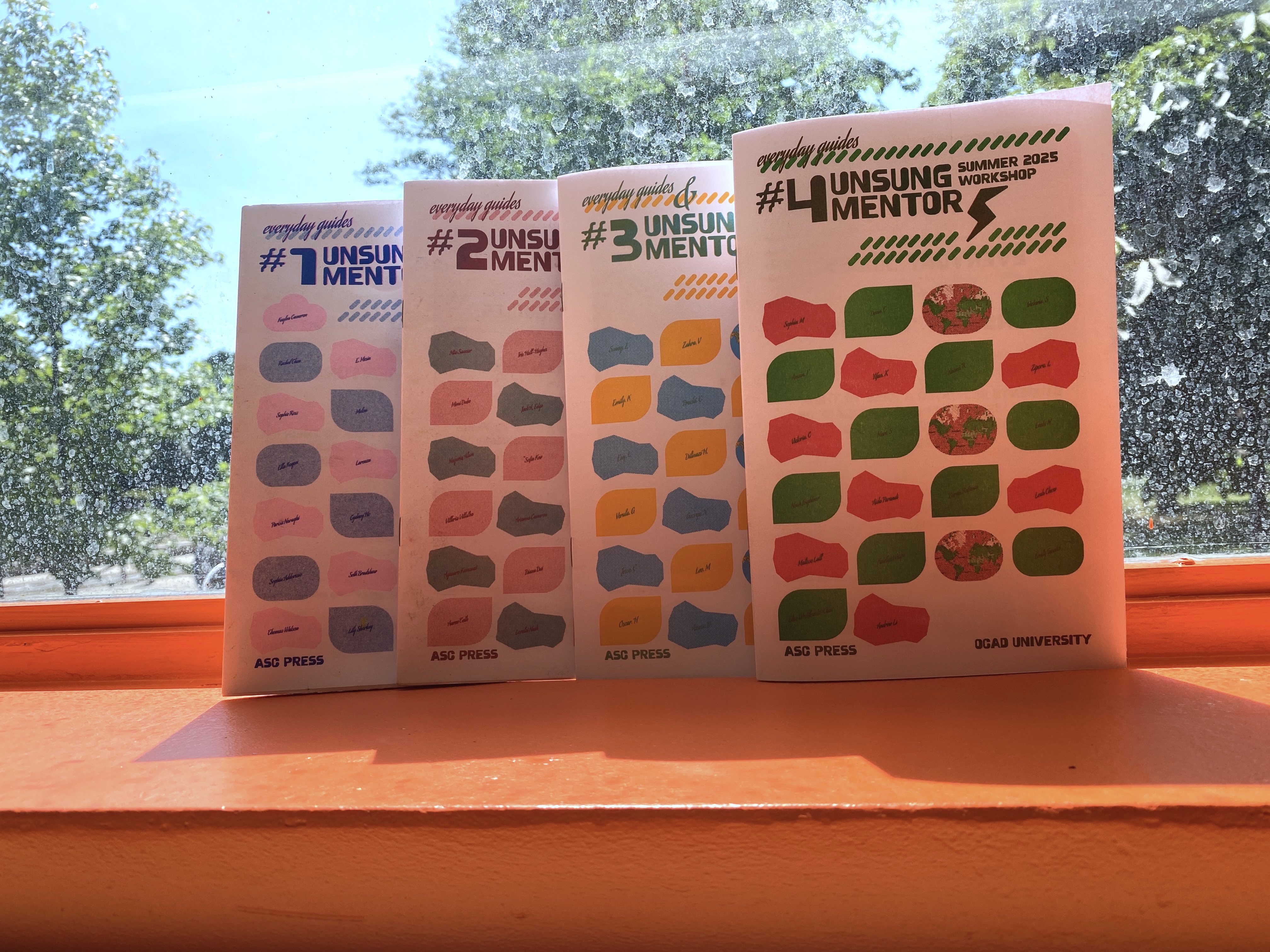 co-publishing with students by a-s-c press and OCADU University, with Hau Pham, printed by Colour Code, Toronto, Summer 2025